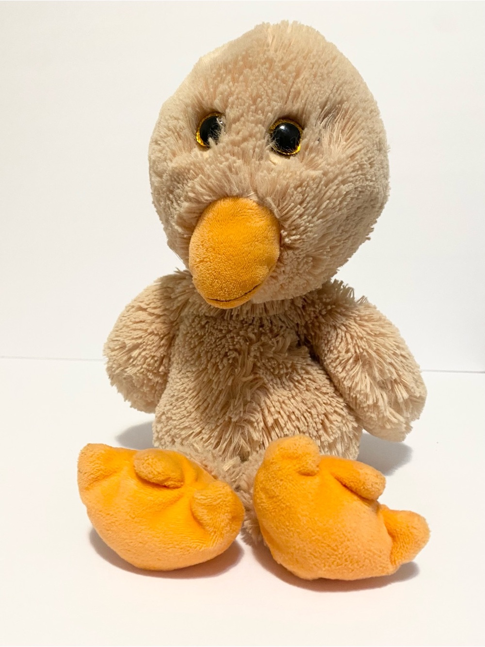 Ty Attic Treasures Cuddlys Debbie Yellow Duck Chick Plush Stuffed Animal Toy 12”